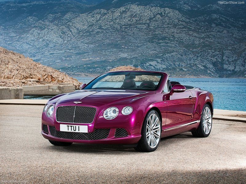 The 2014 Bentley Continental GT Speed Convertible. DAMN!!!