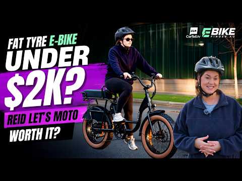 Reid Let's Moto Fat Tyre eBike Review: 100km range for under $2K?