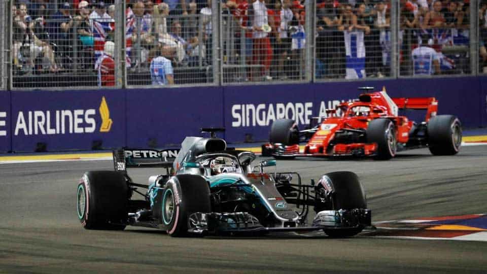 Hamilton hammers home in Singapore